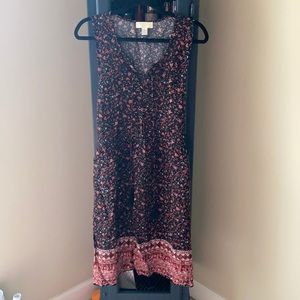 Forever21 Plus - Floral black dress